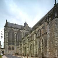 Cathédrale Saint-Julien du Mans - Exterior, nave, north flank and north transept