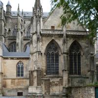 Cathédrale Saint-Julien du Mans - Exterior, chevet, south flank