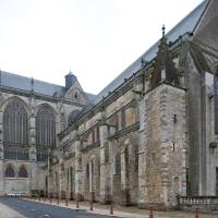 Cathédrale Saint-Julien du Mans - Exterior, nave, north flank and north transept