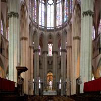 Cathédrale Saint-Julien du Mans - Interior, chevet, hemicycle looking east