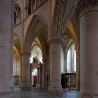 Cathédrale Saint-Julien du Mans - Interior, chevet, north inner ambulatory looking northwest