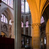 Cathédrale Saint-Julien du Mans - Interior, chevet, looking northeast from south outer aisle