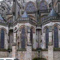 Cathédrale Saint-Julien du Mans - Exterior, chevet, north flank