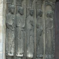 Cathédrale Saint-Julien du Mans - Exterior, nave, south portal, west jamb figures