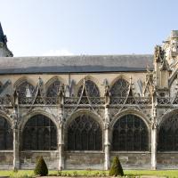 Collégiale Notre-Dame des Andelys - Exterior, south nave elevation