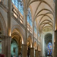 Collégiale Notre-Dame des Andelys - Interior, north nave elevation
