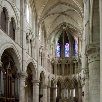 Cathédrale Saint-Pierre de Lisieux - Interior, north chevet elevation