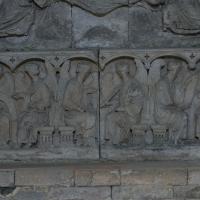 Cathédrale Saint-Pierre de Lisieux - Interior, north transept, north wall, dado level, east niche, detail