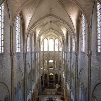 Collégiale Notre-Dame de Mantes-la-Jolie - Interior, east chevet from clerestory level