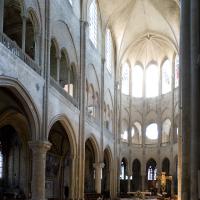 Collégiale Notre-Dame de Mantes-la-Jolie - Interior, nave and chevet elevation