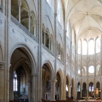 Collégiale Notre-Dame de Mantes-la-Jolie - Interior, nave and chevet elevation