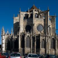 Collégiale Notre-Dame de Mantes-la-Jolie - Exterior, chevet elevation