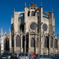 Collégiale Notre-Dame de Mantes-la-Jolie - Exterior, chevet elevation