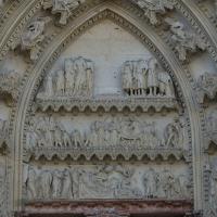 Collégiale Notre-Dame de Mantes-la-Jolie - Exterior, western frontispiece, south tympanum