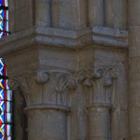 Collégiale Notre-Dame de Mantes-la-Jolie - Interior, chevet, north hemicycle, capitals