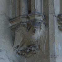Collégiale Notre-Dame de Mantes-la-Jolie - Interior, nave, south gallery, vaulting corbel