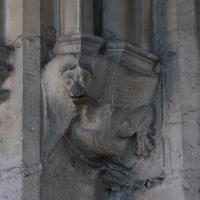 Collégiale Notre-Dame de Mantes-la-Jolie - Interior, nave, south gallery, vaulting corbel