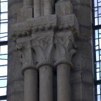 Collégiale Notre-Dame de Mantes-la-Jolie - Interior, chevet, hemicycle, clerestory,  capitals
