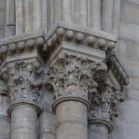Collégiale Notre-Dame de Mantes-la-Jolie - Interior, south nave, clerestory, capitals
