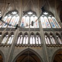 Cathédrale Saint-Étienne de Metz - Interior, north nave, triforium and clerestory elevation