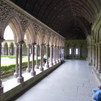 Abbaye du Mont-Saint-Michel - Interior, cloister
