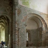Abbaye du Mont-Saint-Michel - Interior, south transept and south chevet ambulatory