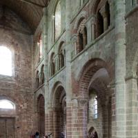 Abbaye du Mont-Saint-Michel - Interior, north nave elevation looking west