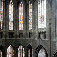 Cathédrale Saint-Just-Saint-Pasteur de Narbonne - Interior, chevet looking looking northeast, triforium level