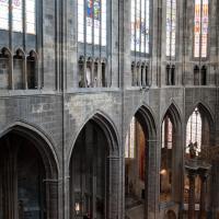 Cathédrale Saint-Just-Saint-Pasteur de Narbonne - Interior, chevet, looking northeast,  triforium level