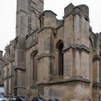 Cathédrale Saint-Just-Saint-Pasteur de Narbonne - Exterior, north transept and nave looking southeast