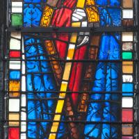 Cathédrale Saint-Just-Saint-Pasteur de Narbonne - Interior, chevet, north clerestory, stained glass