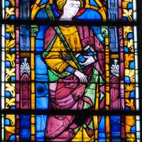 Cathédrale Saint-Just-Saint-Pasteur de Narbonne - Interior, chevet, axial chapel, stained glass