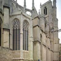 Cathédrale Saint-Just-Saint-Pasteur de Narbonne - Exterior, chevet radiating chapels, from northeast