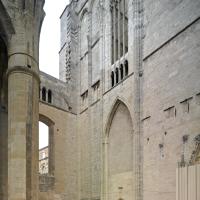 Cathédrale Saint-Just-Saint-Pasteur de Narbonne - Interior, unfinished crossing looking northeast into north transept