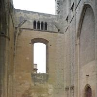 Cathédrale Saint-Just-Saint-Pasteur de Narbonne - Interior, unfinished crossing looking northeast into north transept