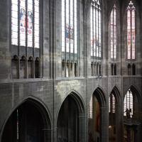 Cathédrale Saint-Just-Saint-Pasteur de Narbonne - Interior, chevet, looking northeast, triforium level