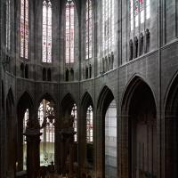 Cathédrale Saint-Just-Saint-Pasteur de Narbonne - Interior, chevet, organ loft looking southeast