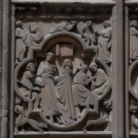 Cathédrale Notre-Dame de Paris - Exterior, south transept, east dado, sculptural relief