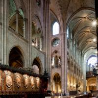 Cathédrale Notre-Dame de Paris - Interior, chevet looking southwest
