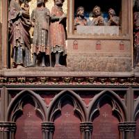 Cathédrale Notre-Dame de Paris - Interior, chevet, south inner aisle, choir lateral screen
Christ appears on the Road to Emmaus
