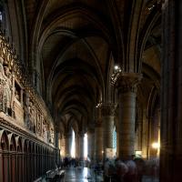 Cathédrale Notre-Dame de Paris - Interior, chevet, south aisles looking east