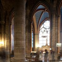 Cathédrale Notre-Dame de Paris - Interior, chevet, ambulatory