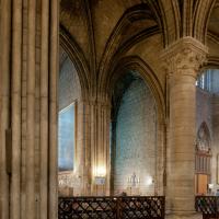 Cathédrale Notre-Dame de Paris - Interior, nave, north inner aisle looking northeast