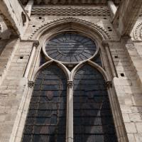 Cathédrale Notre-Dame de Paris - Exterior, chevet, south clerestory window