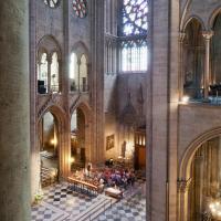 Cathédrale Notre-Dame de Paris - Interior, south transept gallery level looking southeast i