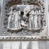 Cathédrale Notre-Dame de Paris - Exterior, chevet, northern chapels, relief