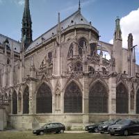Cathédrale Notre-Dame de Paris - Exterior, chevet from south east