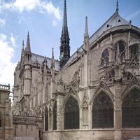 Cathédrale Notre-Dame de Paris - Exterior, chevet from south east