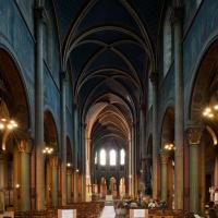 Église Saint-Germain-des-Prés - Interior, nave looking east
