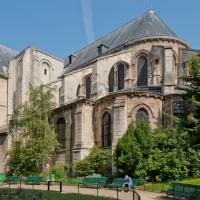 Église Saint-Germain-des-Prés - Exterior, southeast chevet elevation